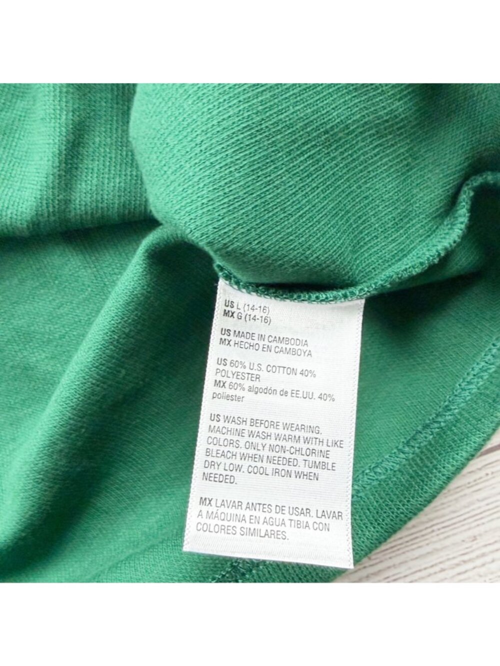 Epic Threads Kids Quarter Zip Pullover Sweatshirt Casual Top NWT L 14-16 - Picture 3 of 4